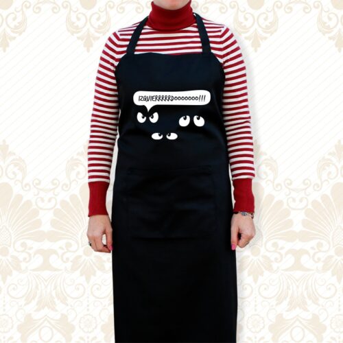 delantal para cofrades con la frase izquierdo