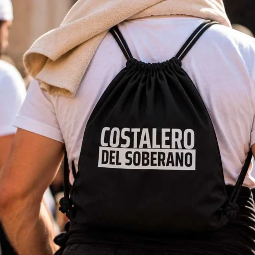 mochila de tela del soberano poder