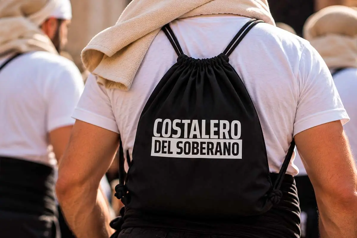 mochila de tela del soberano poder