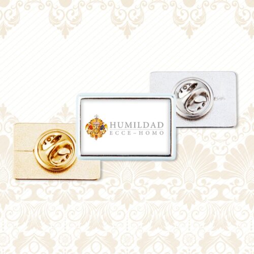 pin rectangular para personalizar con tu imagen cofrade