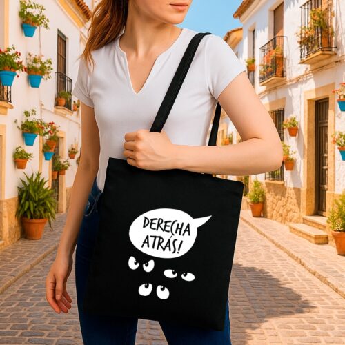 bolsa de tela derecha