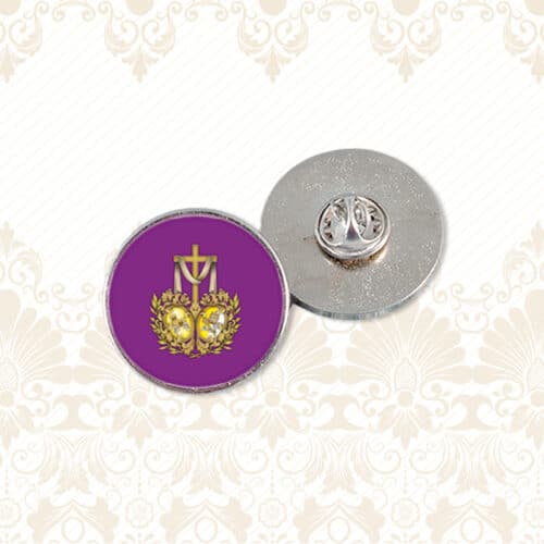 pin cofrade metalico grande