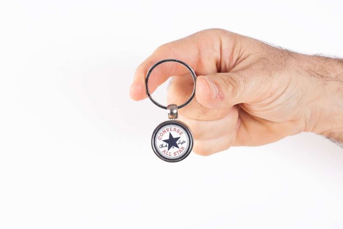 Llavero circular mini metálico "Gloria" - Imagen 2